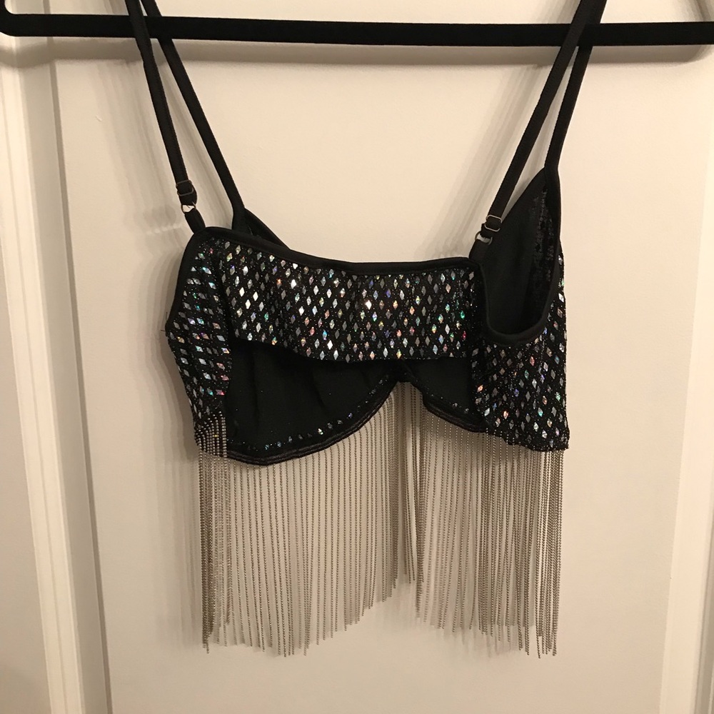 Bralette with chain detail - Picture 3 of 3